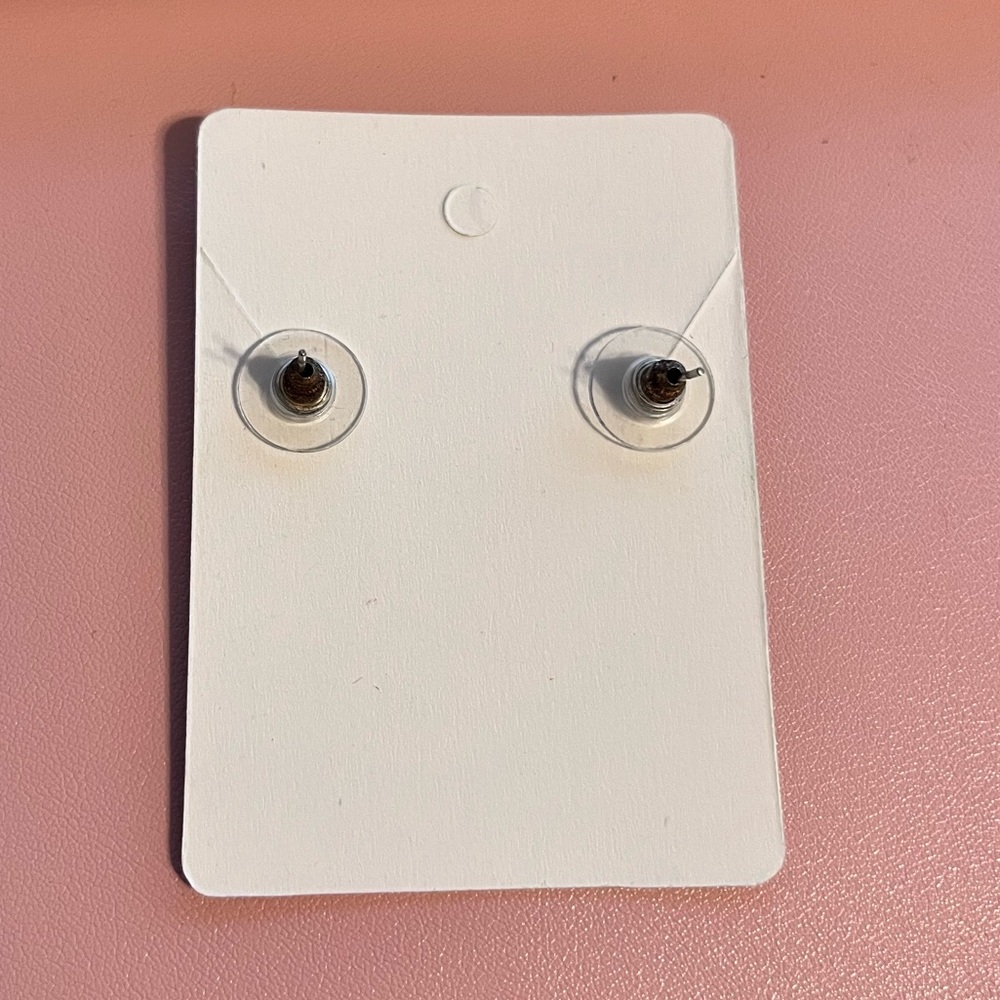 Rectangle Stud Earrings - image 2